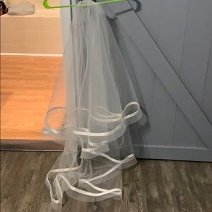 Beautiful Sarah Gabriel bridal veil